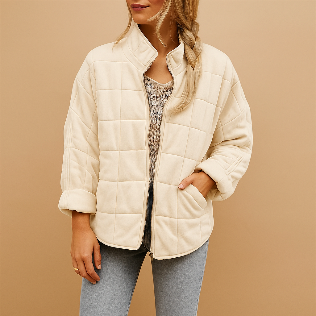 Lightweight summer jacket with pockets for women | Bernadette
