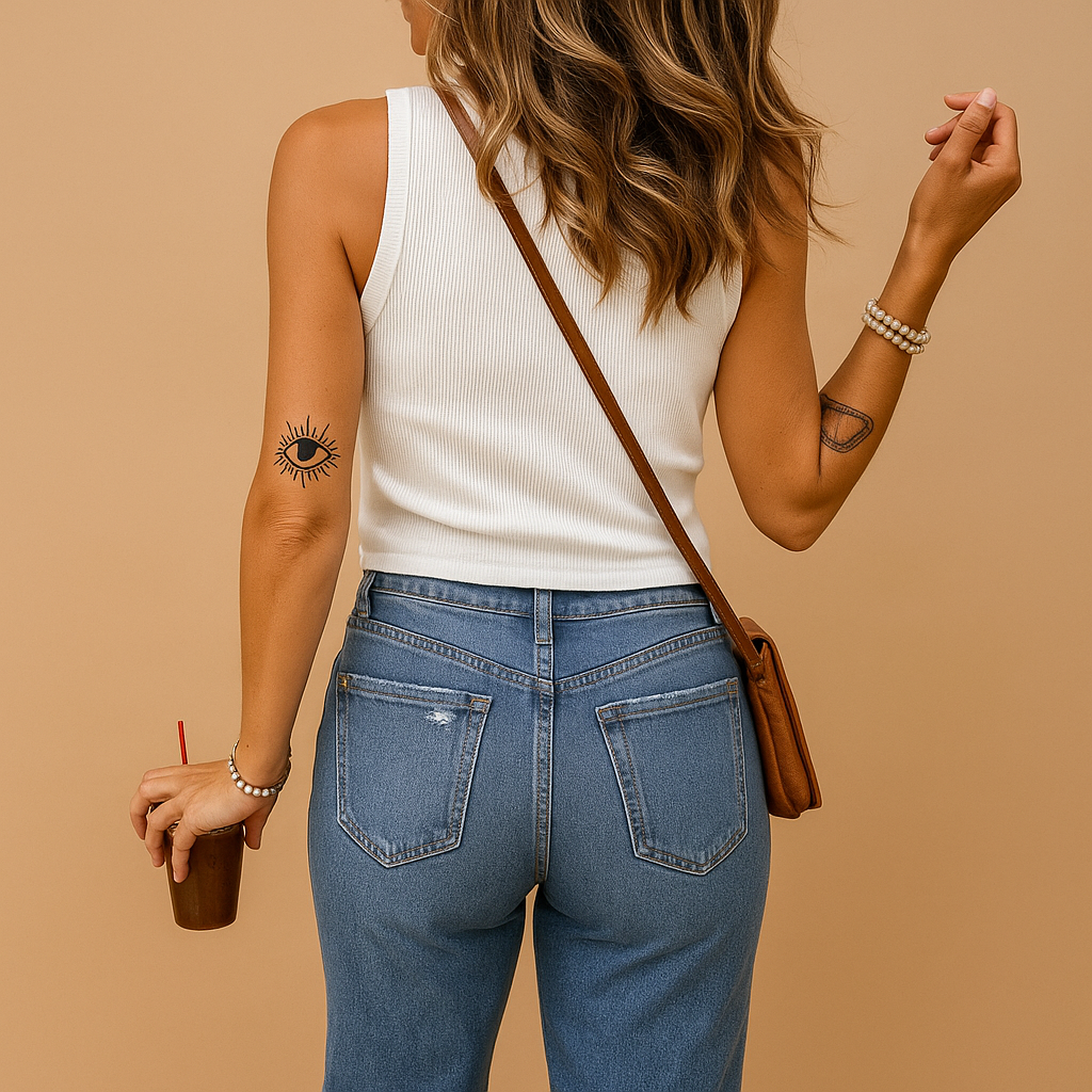 Lightweight tank top with U-neck for women | Liva