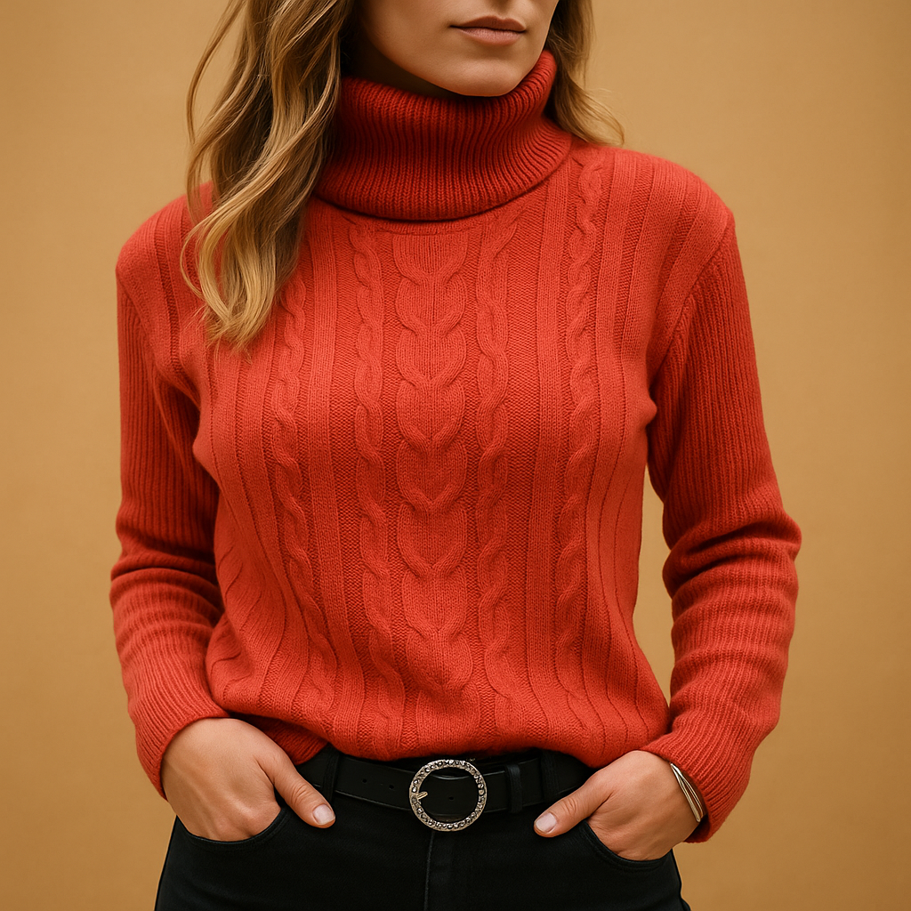 Lightweight turtleneck sweater for women | Serene