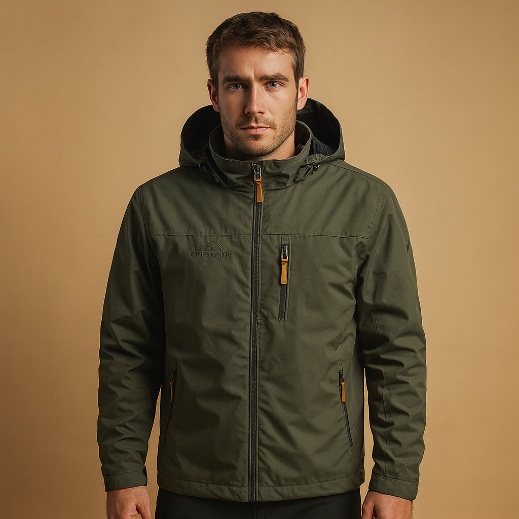 Lightweight waterproof rain jacket for men | Oliver