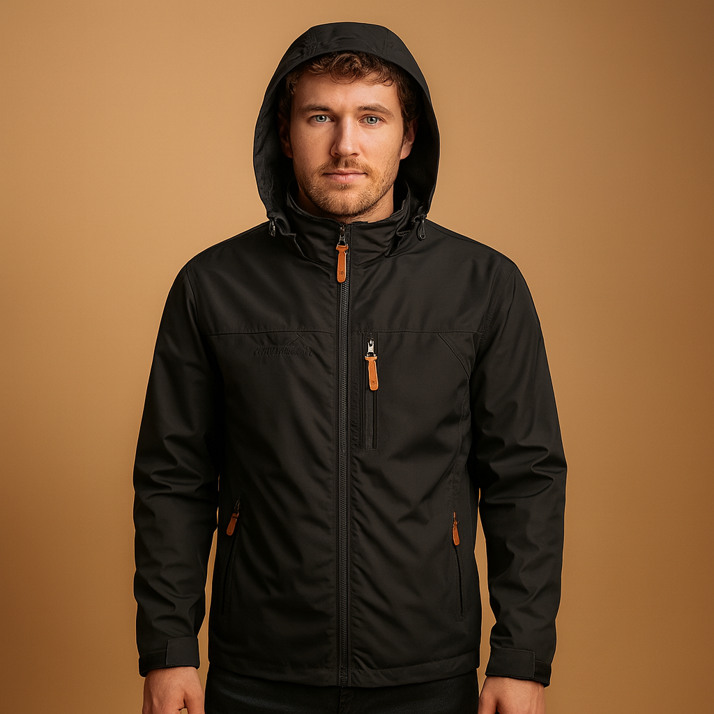 Lightweight waterproof rain jacket for men | Oliver