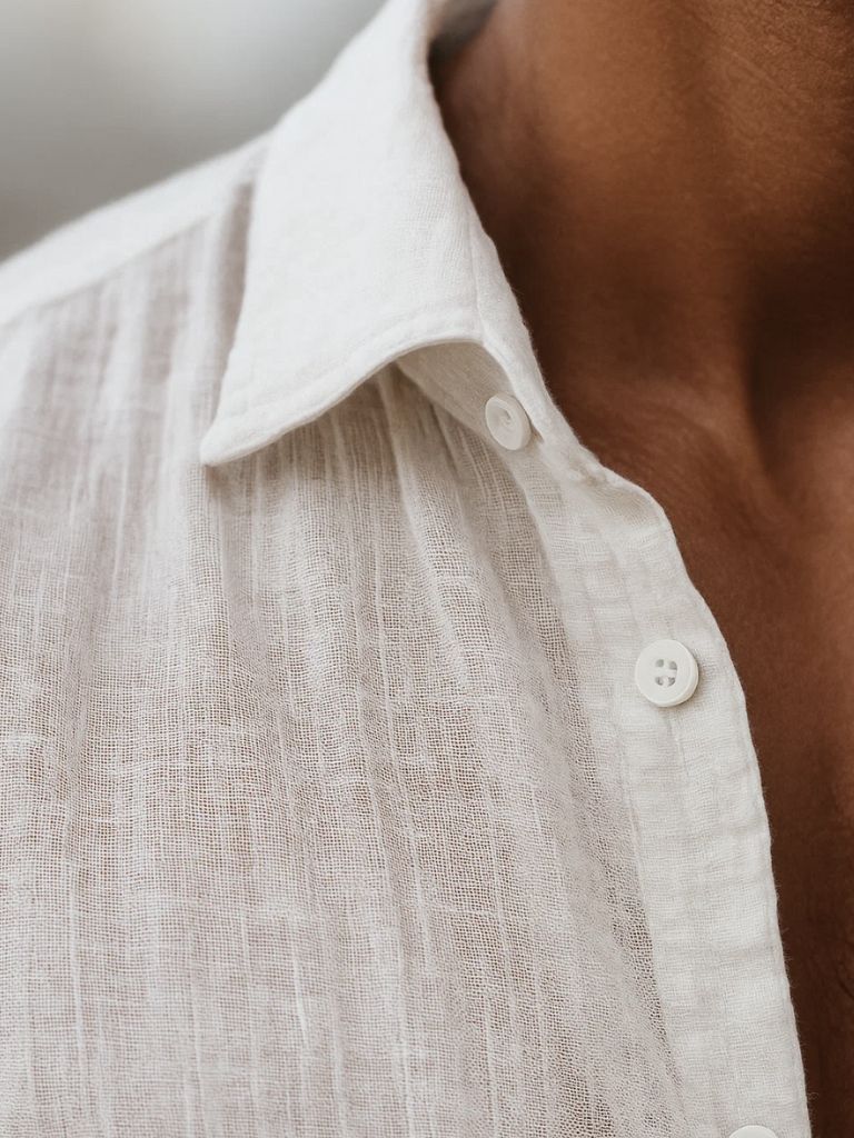 Linen Reverie Summer Shirt - Cross & Crown