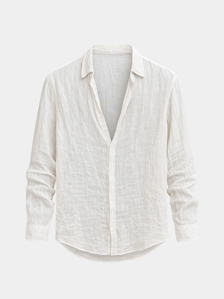 Linen Reverie Summer Shirt - Cross & Crown