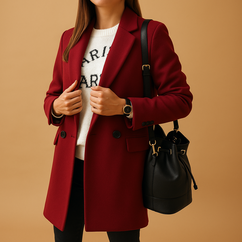 Long elegant winter coat for women | Charlotte