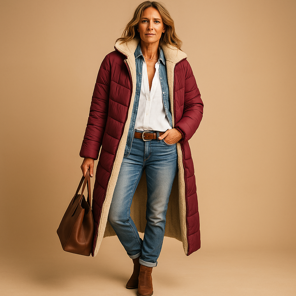 Long winter coat for women | Nadine