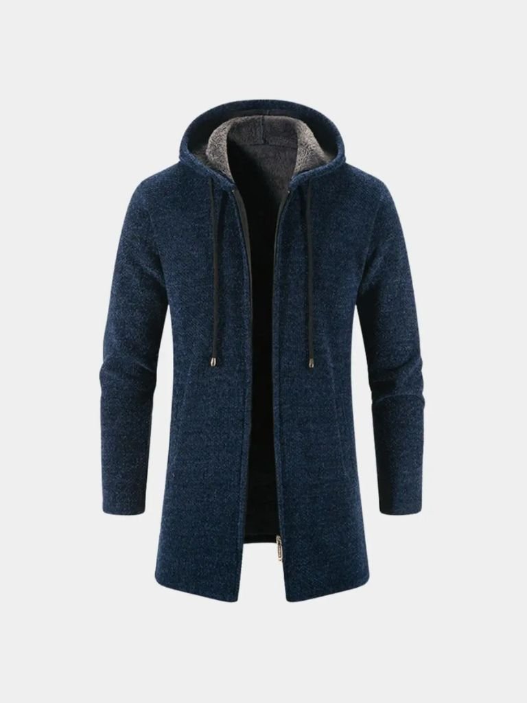 Lugano Knitted Hooded Winter Coat for Men