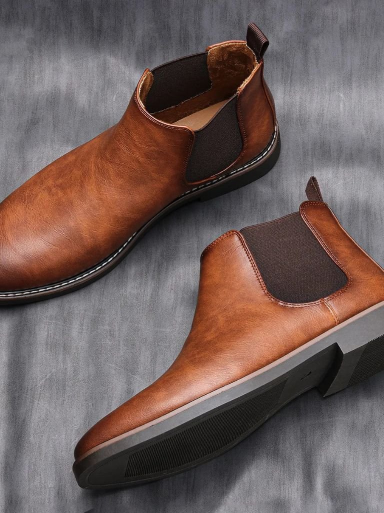 Maple Ash Chelsea Boots for Men