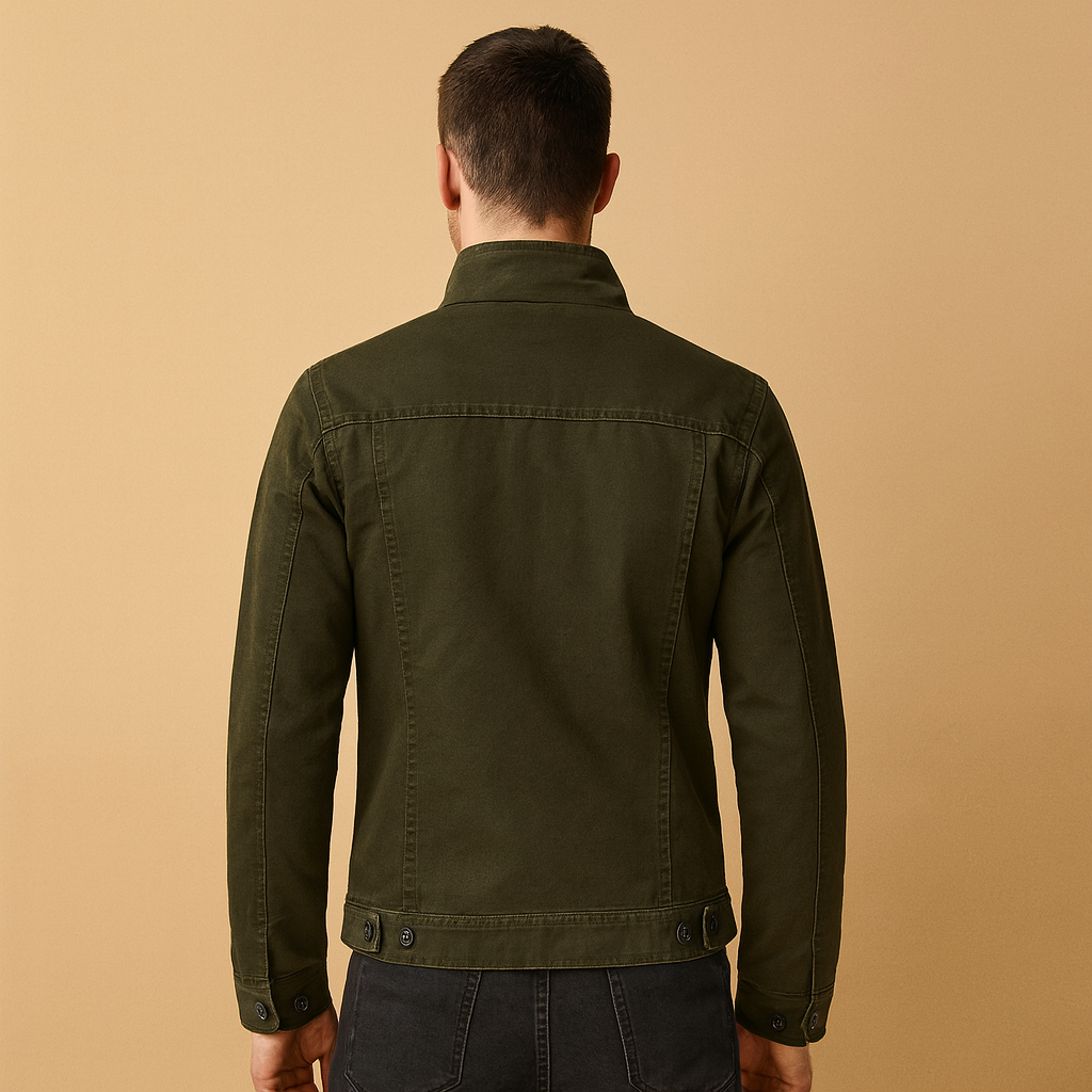 Men’s biker jacket with long sleeves | Dominic