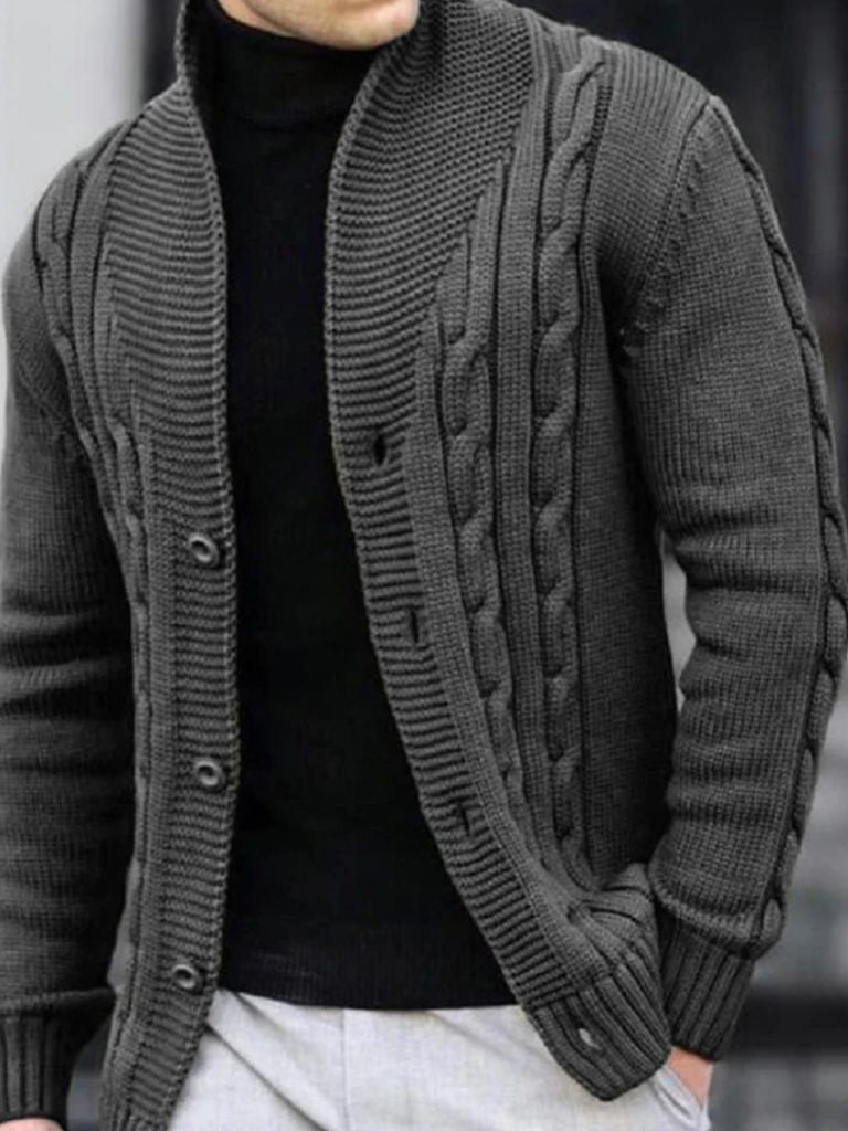 Men's Elegant Knit Cardigan for Men