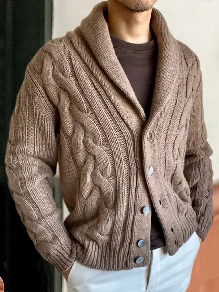 Men's Knitted Cardigan for Men