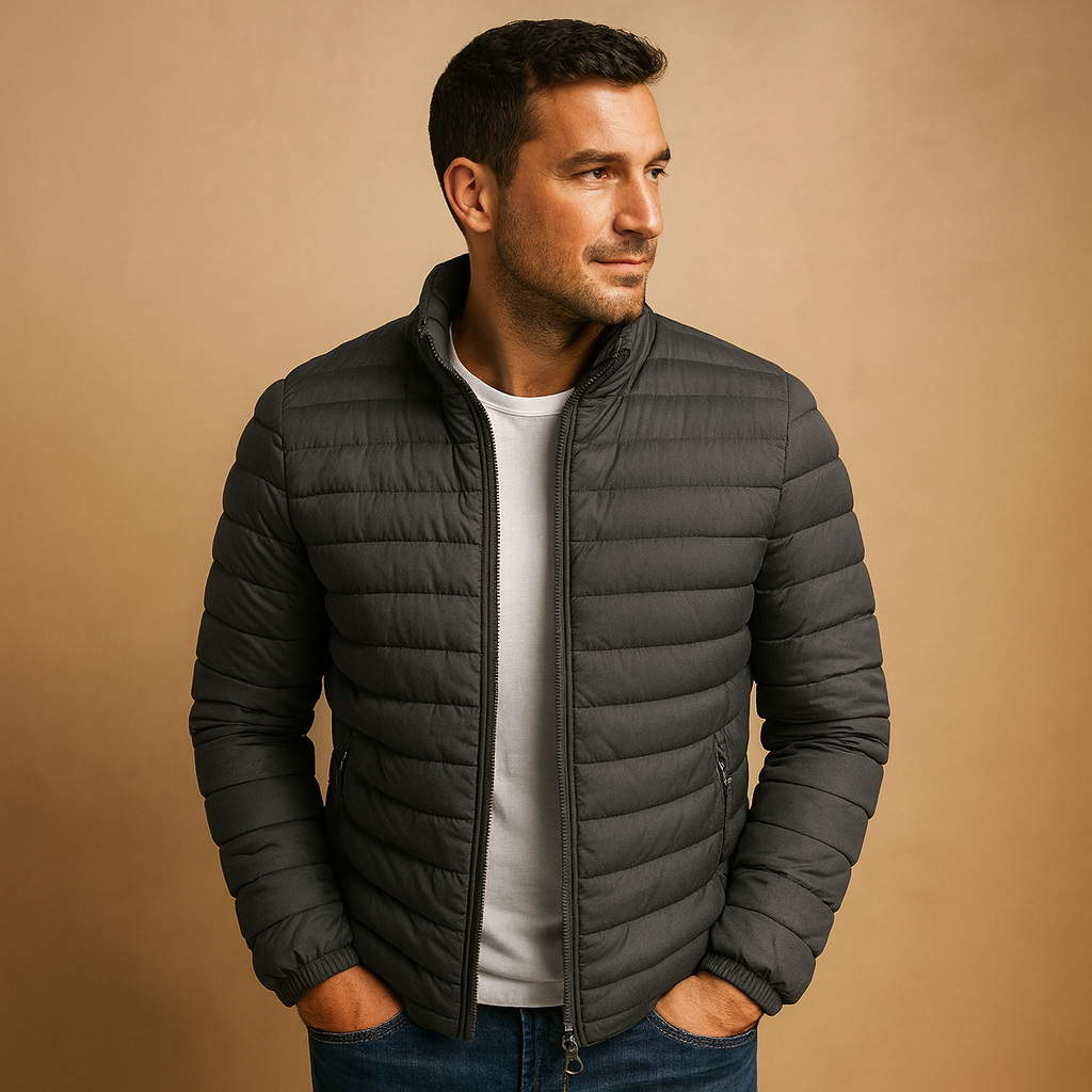 Men’s puffer jacket with hood | Roland