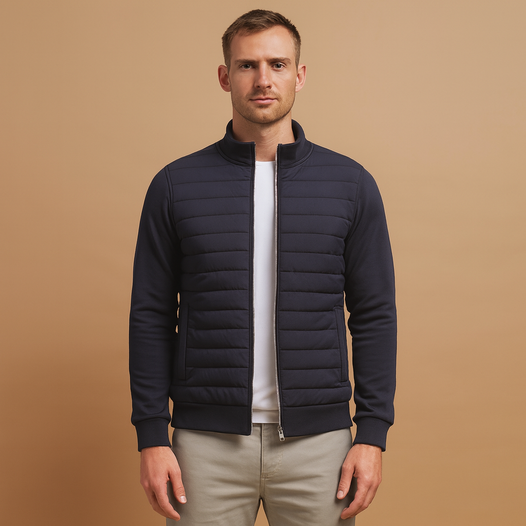 Men’s winter coat with high collar | Simon