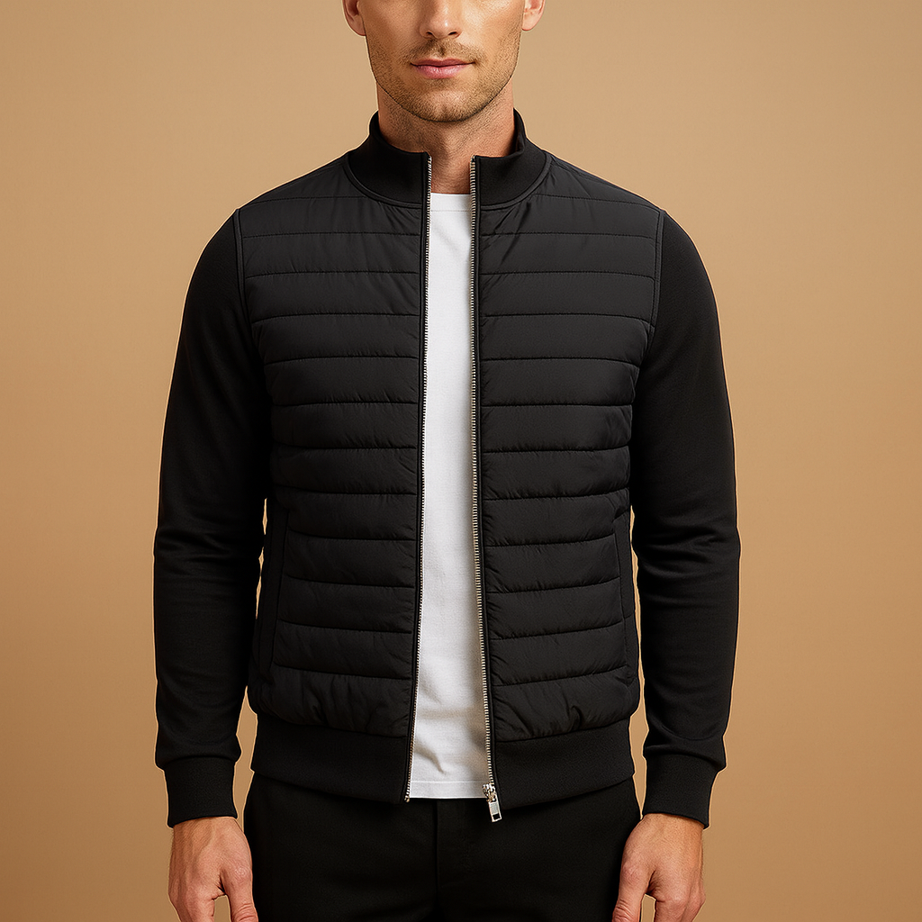 Men’s winter coat with high collar | Simon