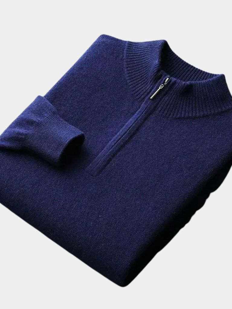 Merino Half Zip Sweater for Men