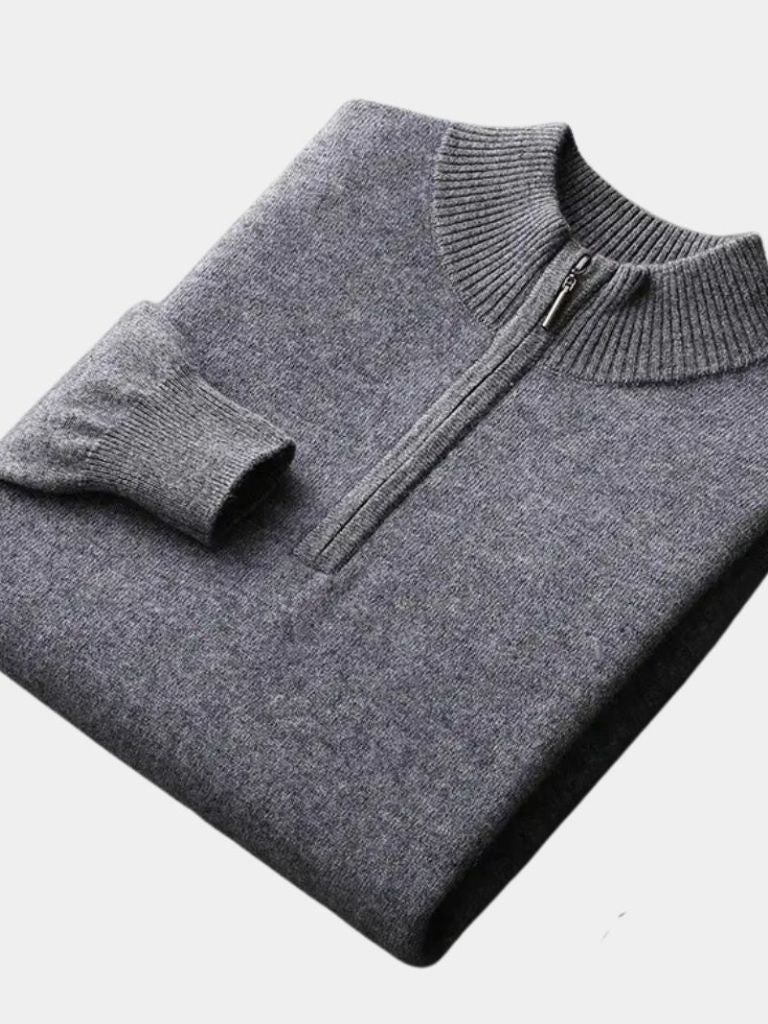 Merino Half Zip Sweater for Men
