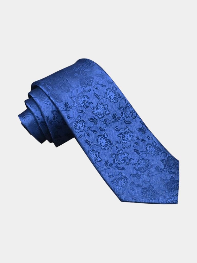 Midnight Petal Vintage Tie for Men