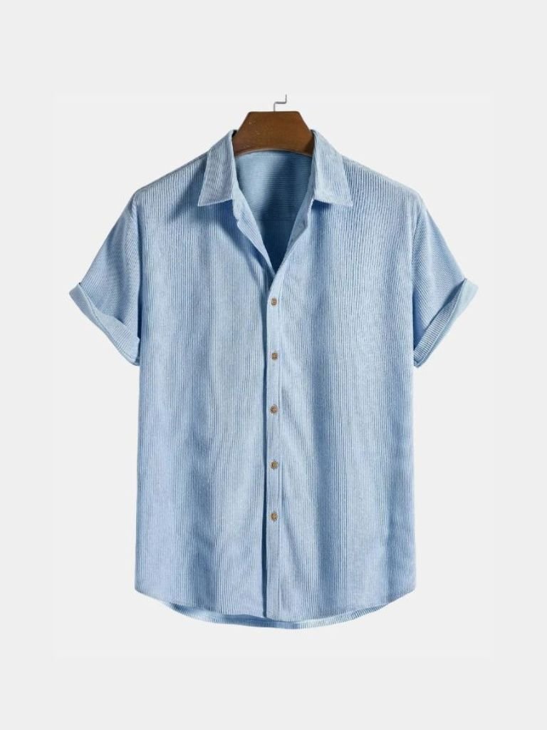 Minimalist Corduroy Shirt for Men
