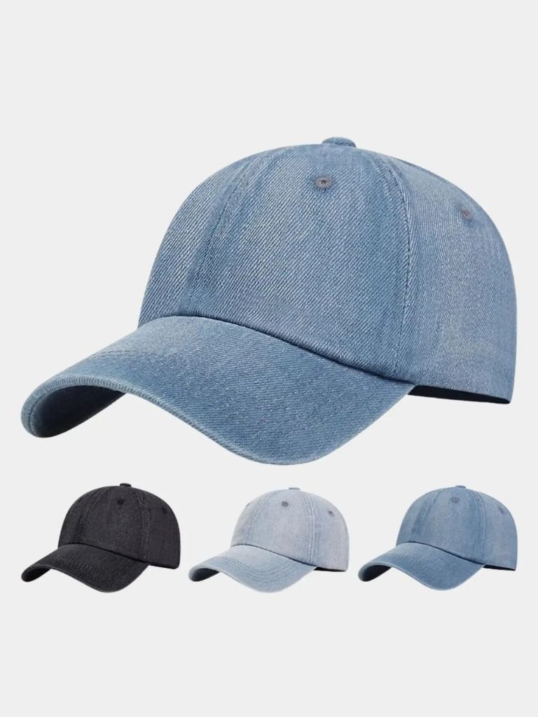 Minimalist Denim Cap for Men