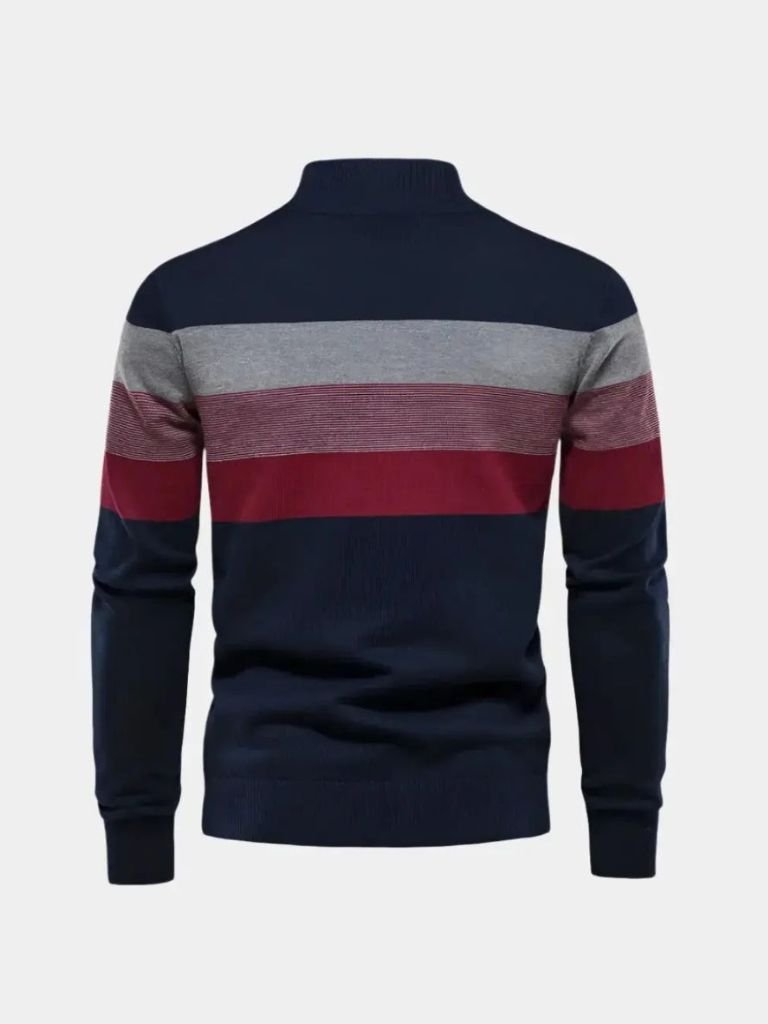 Minimalist High Collar Sweater for Men