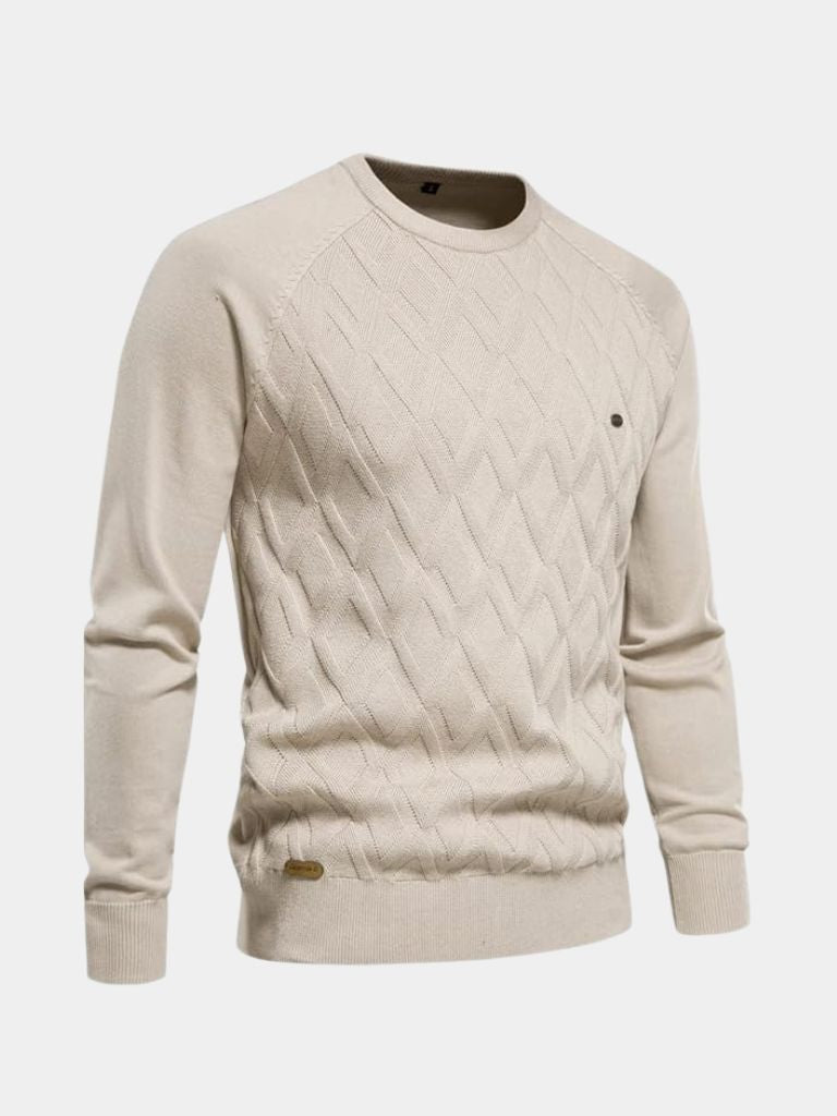 Minimalist Knit Pullover for Men