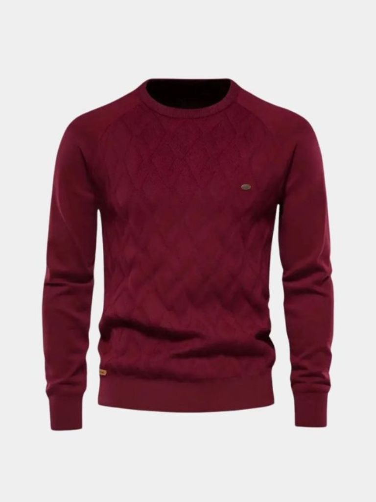 Minimalist Knit Pullover for Men
