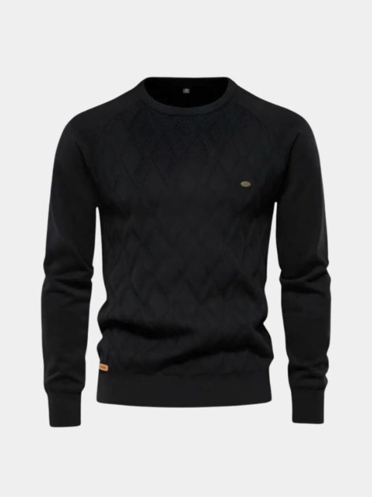 Minimalist Knit Pullover for Men