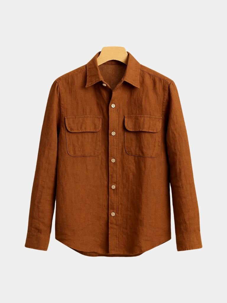 Minimalist Long Sleeve Shirt for Men