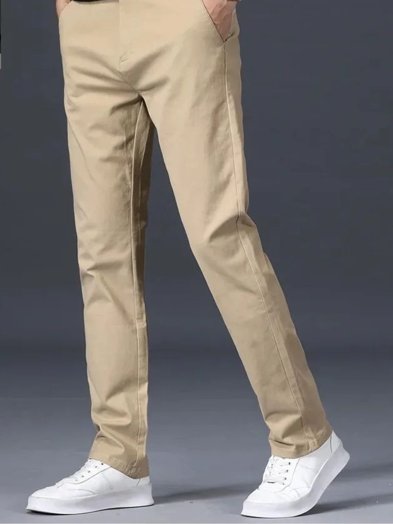 Minimalist Straight Trousers for Men