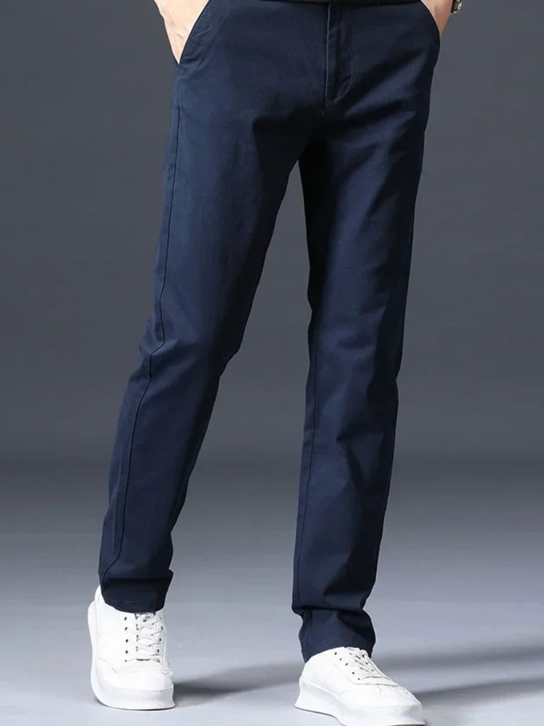 Minimalist Straight Trousers for Men