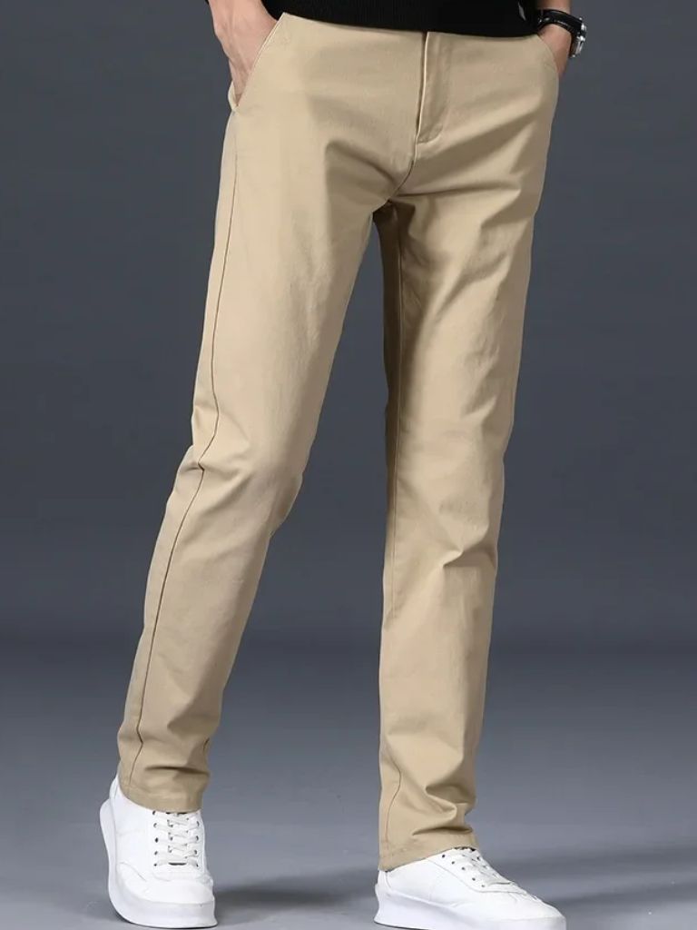 Minimalist Straight Trousers for Men