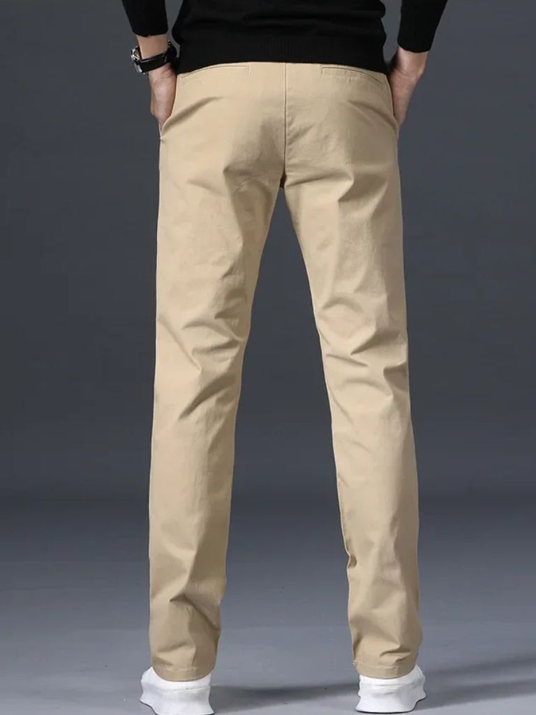 Minimalist Straight Trousers for Men