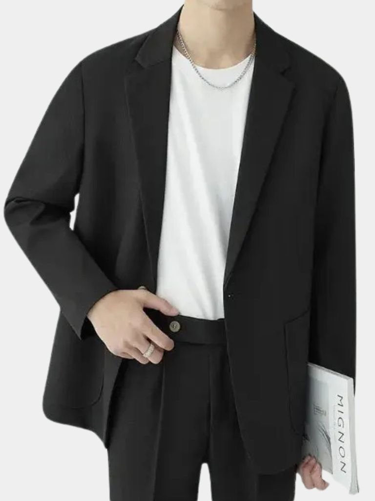 Modern Minimalist Suit Set for Men