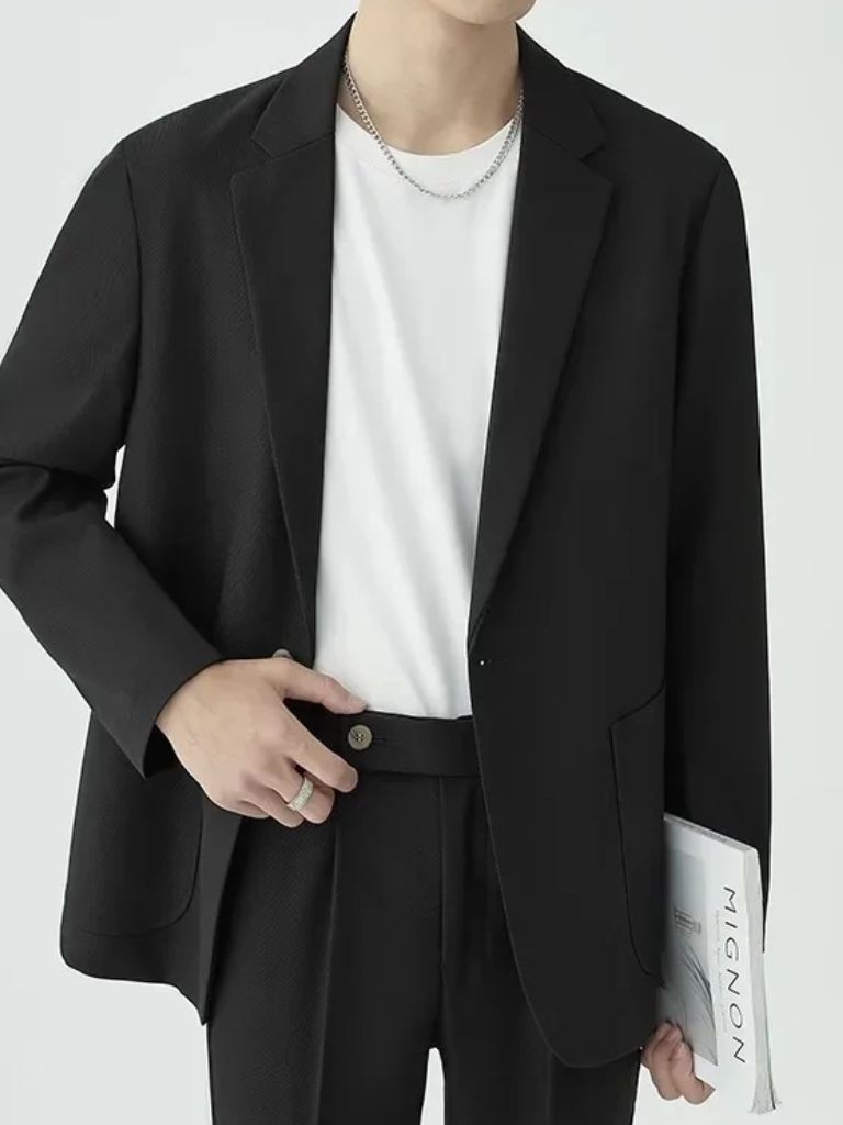 Modern Minimalist Suit Set for Men