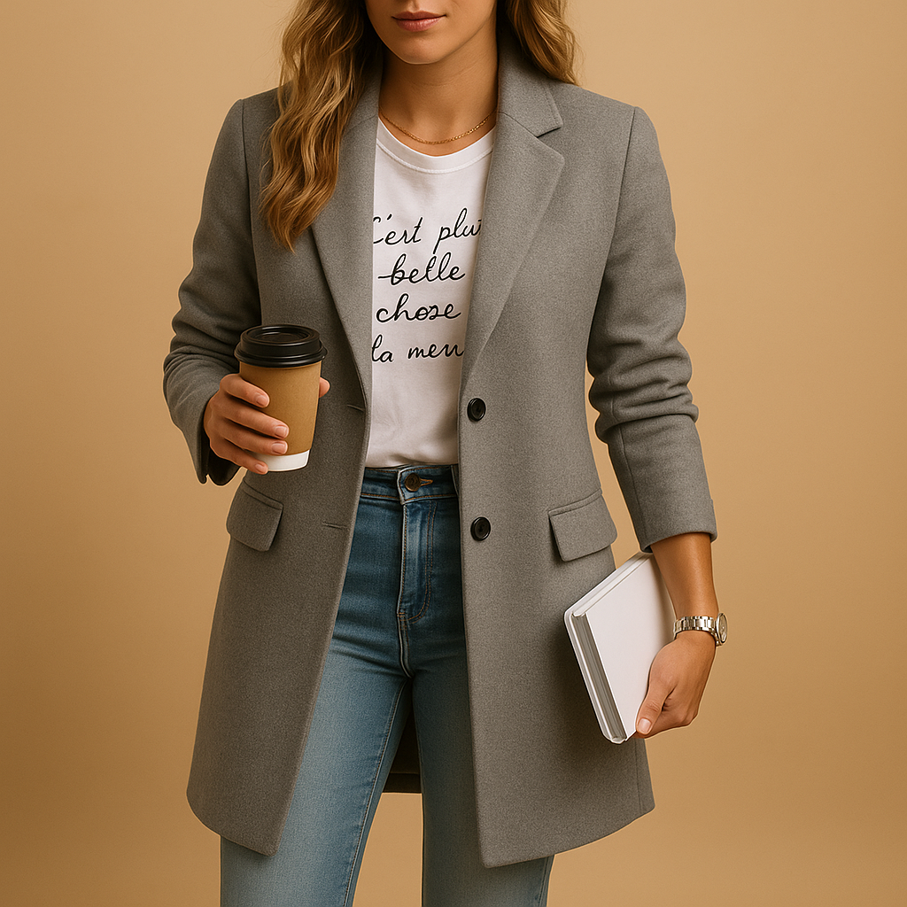 Modern tailored coat for women | Sienna