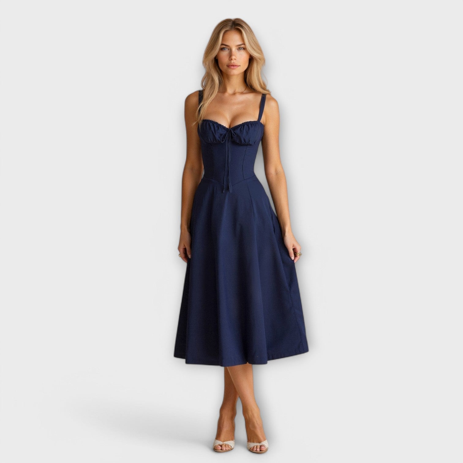 Kiana - Corset Midi Dress