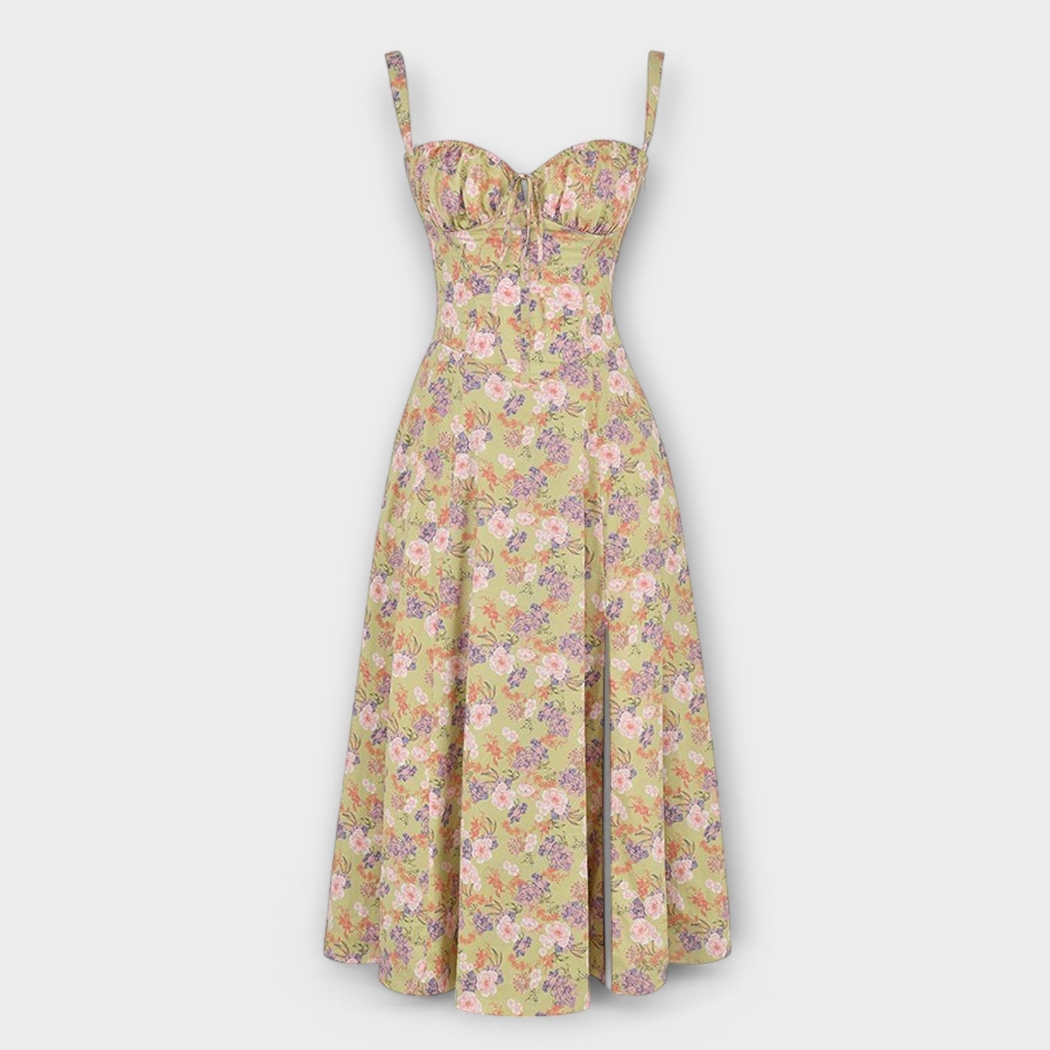 Kiana - Corset Midi Dress