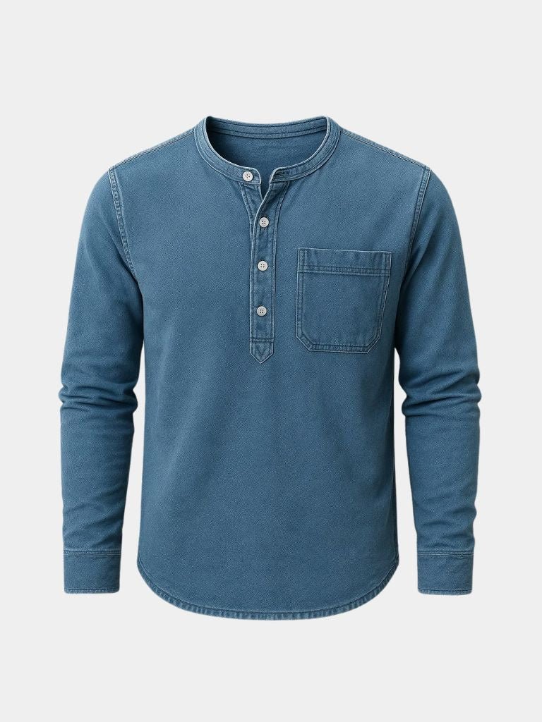Nash Henley Long Sleeve Shirt for Men
