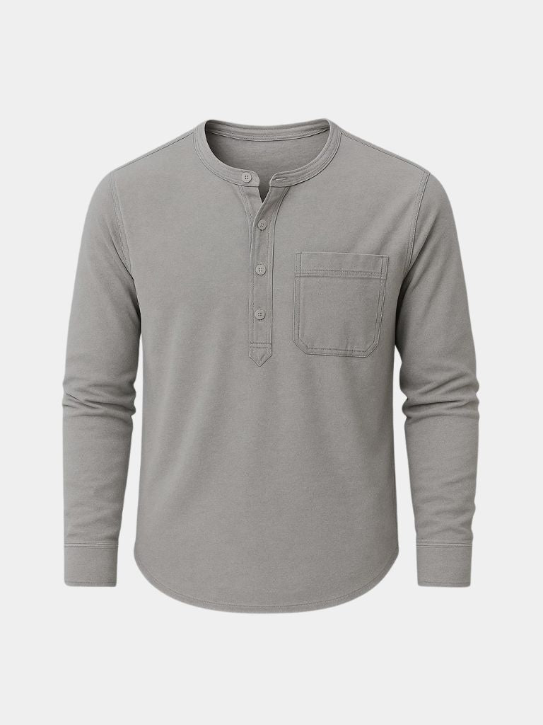 Nash Henley Long Sleeve Shirt for Men