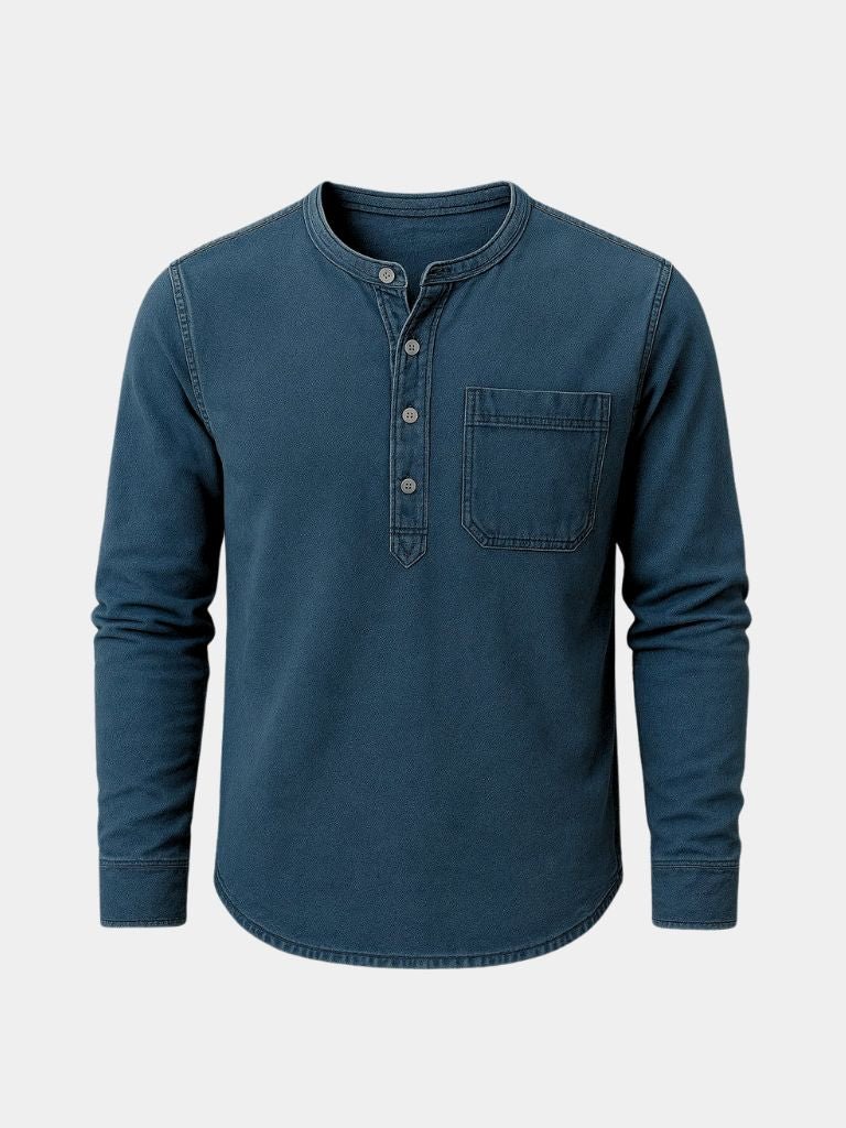 Nash Henley Long Sleeve Shirt for Men