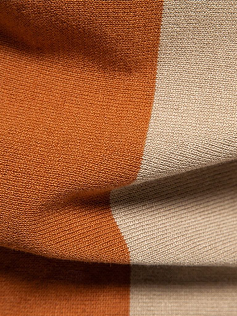 Navy Stripe Polo for Men