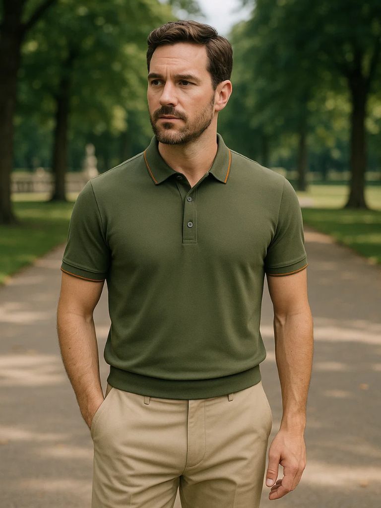 Noble Knit Polo Shirt for Men