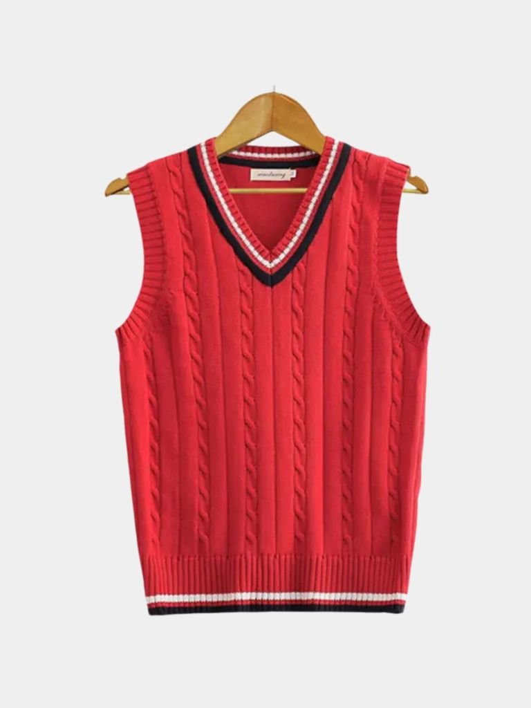 Old Money Essential Knit Vest for Men