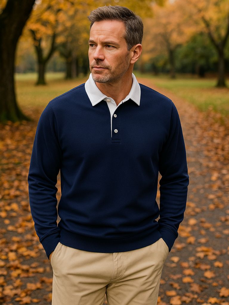 Old Money Essential Polo Shirt for Men