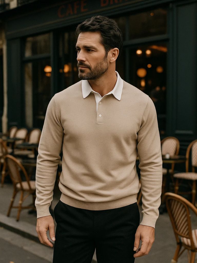 Old Money Essential Polo Shirt for Men