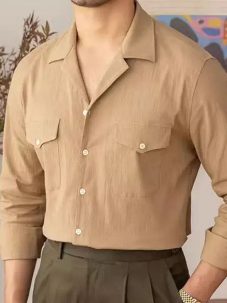 Old Money Long Sleeve Shirt for Men