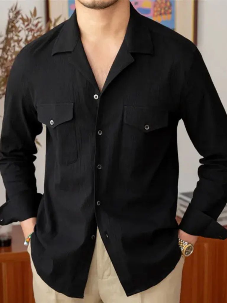 Old Money Long Sleeve Shirt for Men