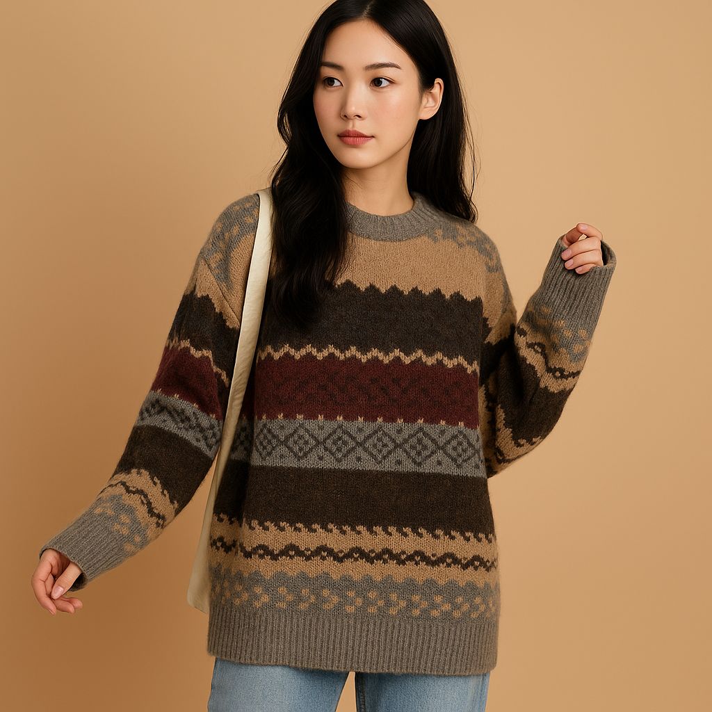 Oversized knit sweater for women | Giovanna