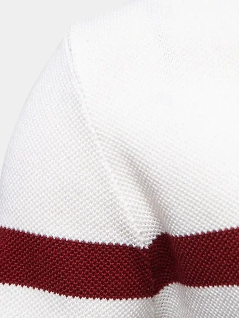 Quarter-Zip Jumper Sweater for Men