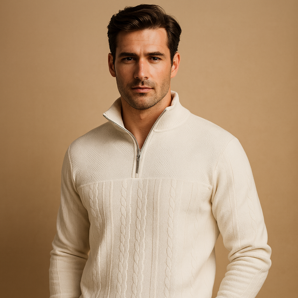 Quarter zip pullover for men | Adrian
