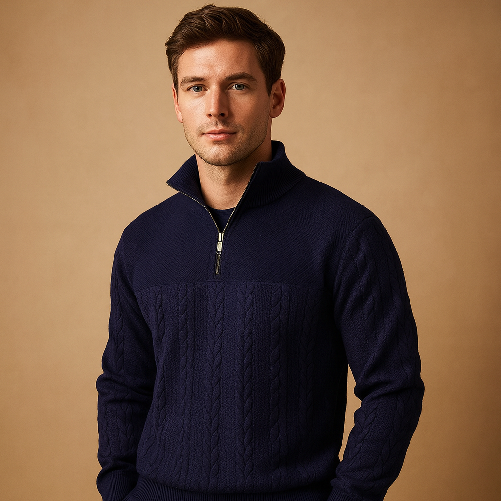 Quarter zip pullover for men | Adrian